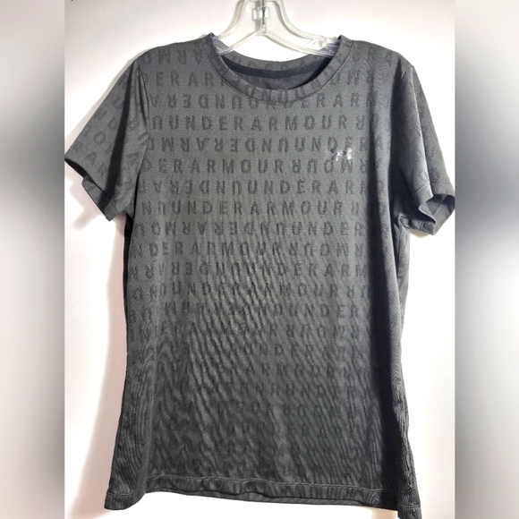 Under Armour green silky short sleeve jersey, women's M  #2466 - Picture 1 of 6